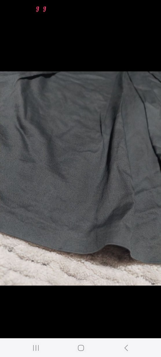 Siyah Drapeli Midi V Yaka Elbise - Görsel 4