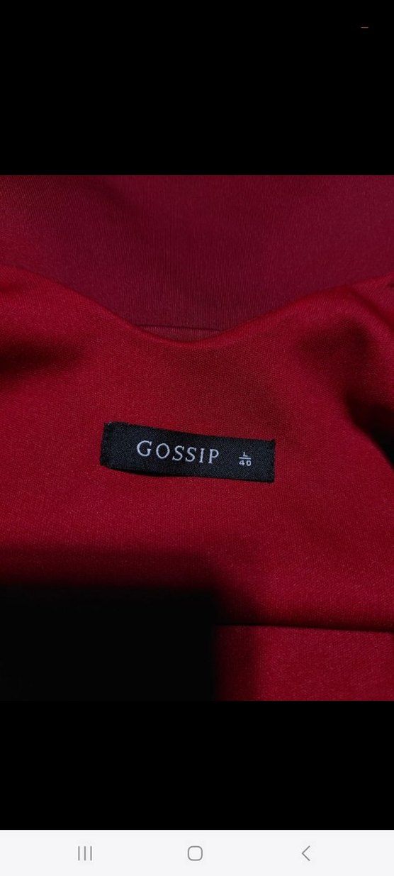 Bordo V Yakalı Midi Kadın Elbise - Görsel 5