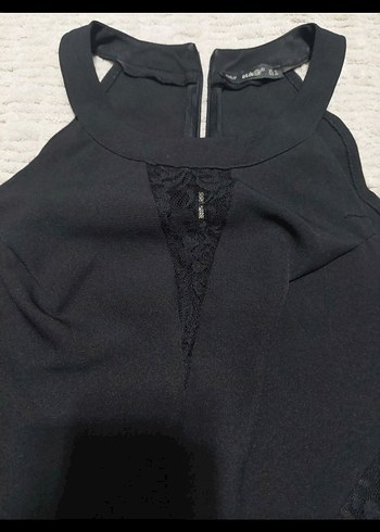 Siyah Uzun Kadın Tulum - Görsel 3