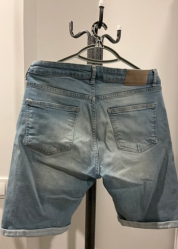 Koton Erkek Mavi renk kot şort 33 beden - Görsel 2