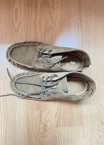 kahverengi zara boğazlı ayakkabi - Görsel 2