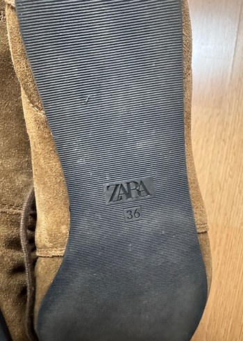 kahverengi zara boğazlı ayakkabi - Görsel 3