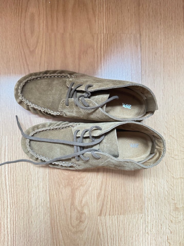 kahverengi zara boğazlı ayakkabi - Görsel 2