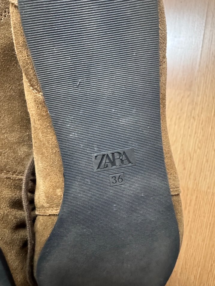 kahverengi zara boğazlı ayakkabi - Görsel 3