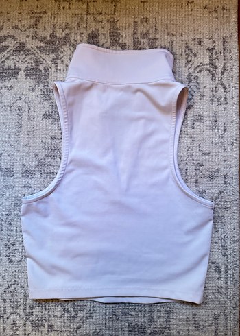 beyaz kolsuz crop - Görsel 2