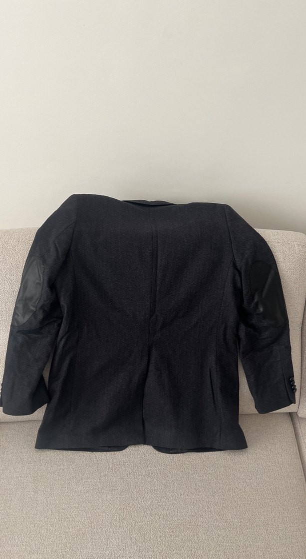 Gri Erkek Normal Kesim Ofis Takım Elbise - Görsel 2