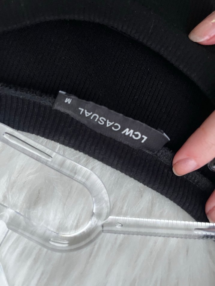 Siyah Uzun kısa kollu Elbise - Görsel 5