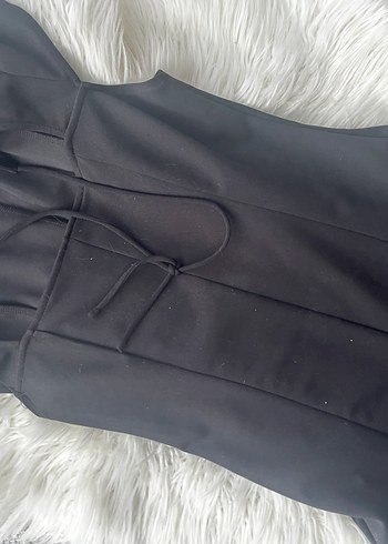 Siyah Bershka Elbise - Görsel 3