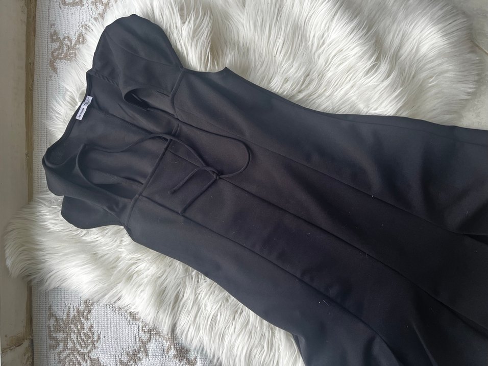 Siyah Bershka Elbise - Görsel 2