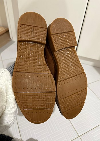 Kahverengi Püsküllü Süet Kadın Loafer - Görsel 3