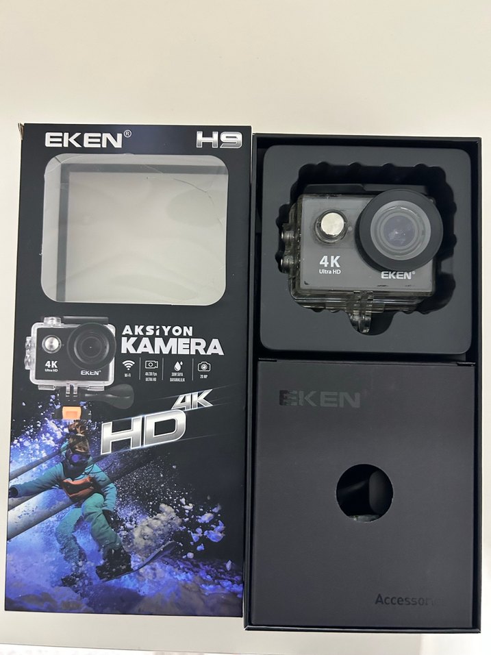 Mavi Mini Dijital Aksiyon Kamera - Görsel 4