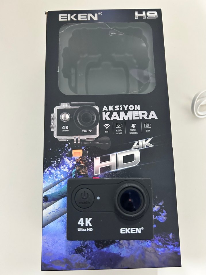 Mavi Mini Dijital Aksiyon Kamera - Görsel 2