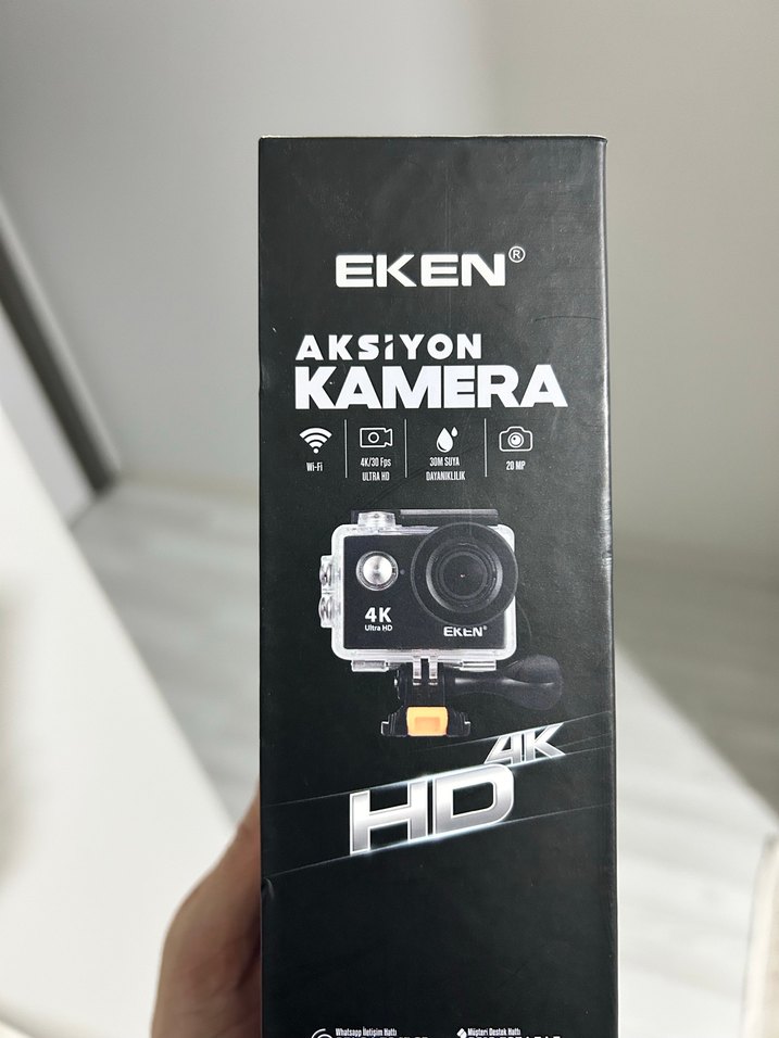 Mavi Mini Dijital Aksiyon Kamera - Görsel 5