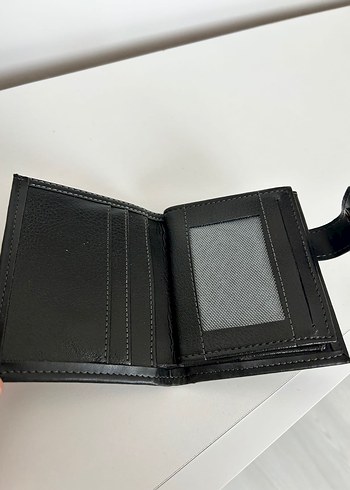Siyah DERİ Erkek Cüzdanı LETRA - Görsel 2