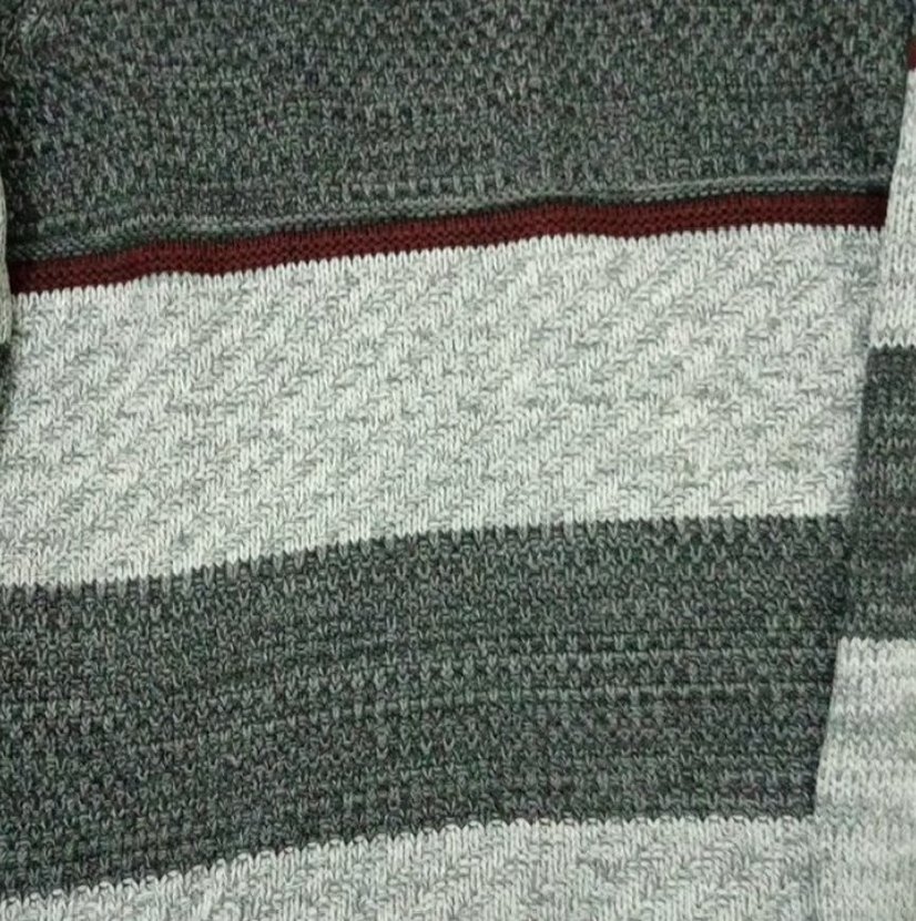 Gri Örgü Erkek Kazak - Görsel 3