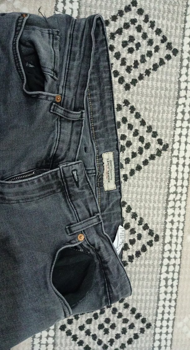 Gri Regular Fit Kot Pantolon - Görsel 2