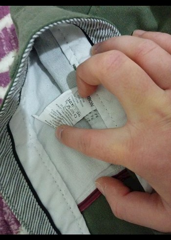 Erkek Yeşil Kemerli Regular Fit Pantolon - Görsel 3