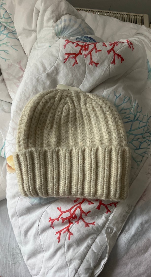 Bej Örgü Kadın Bere - Görsel 2