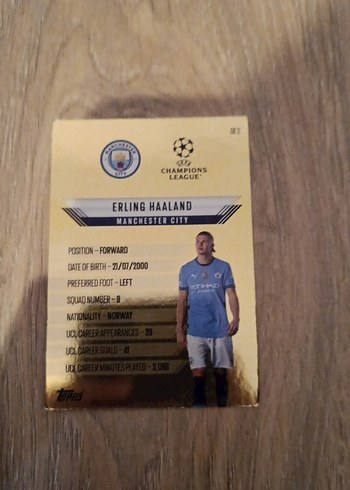 topps haaland Gold edge edition - Görsel 2