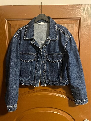 Crop kot ceket
