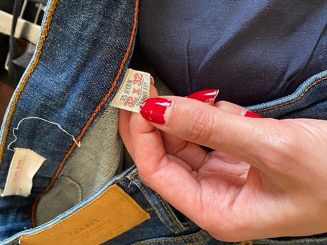 32 Beden lacivert Renk Colins erkek jean