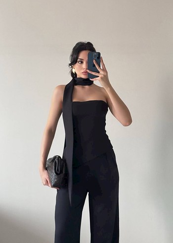 fularlı alt üst takım - Görsel 3