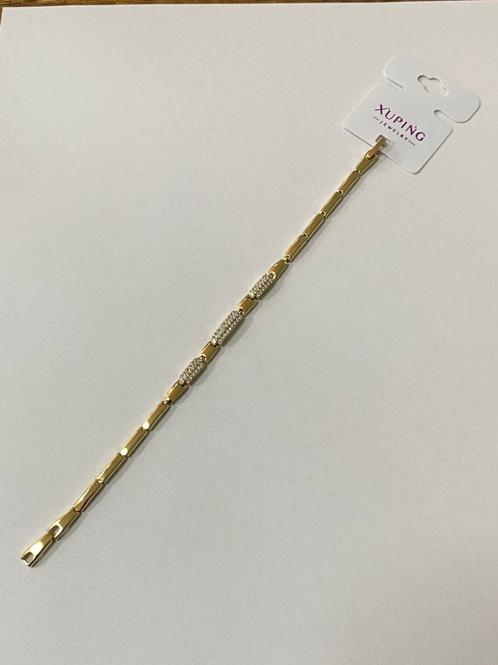 Xuping Altın Renk Zincir Detaylı Bileklik - Görsel 3