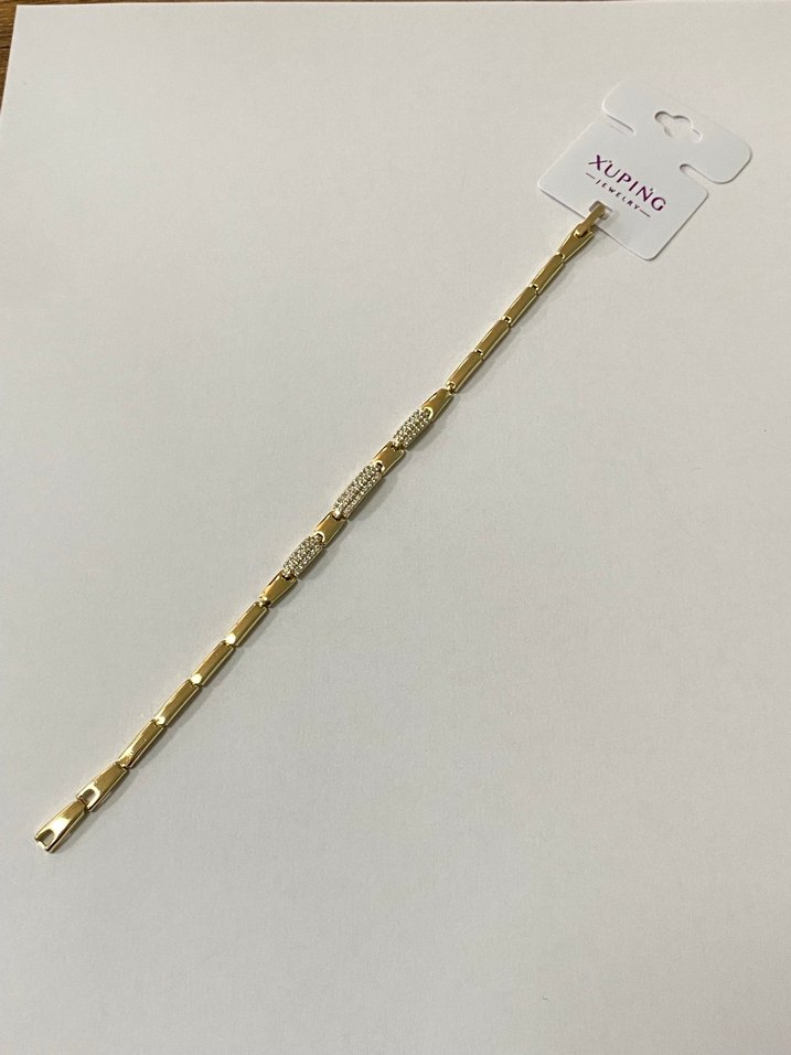 Xuping Altın Renk Zincir Detaylı Bileklik - Görsel 2