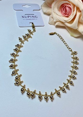 Xuping Altın Renk Zincir Detaylı Bileklik - Görsel 2