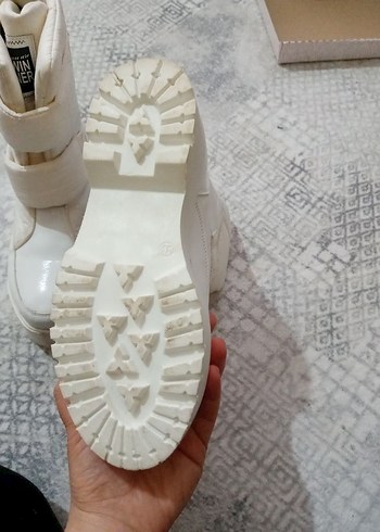 Fashion beyaz Kadın ve çocuk giyebilir günlük bot - Görsel 5