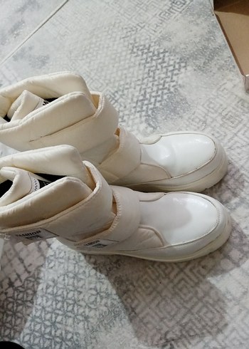 Fashion beyaz Kadın ve çocuk giyebilir günlük bot - Görsel 2