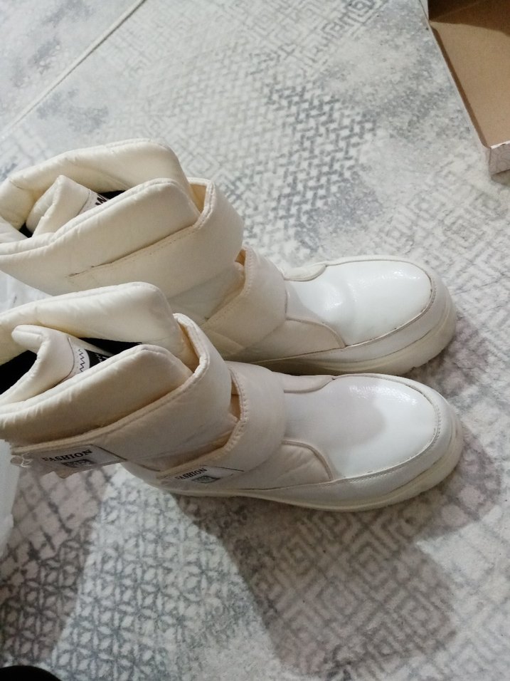 Fashion beyaz Kadın ve çocuk giyebilir günlük bot - Görsel 2