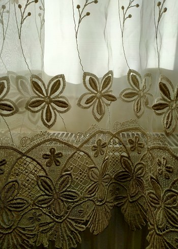 Bej Nakışlı Perde - Görsel 6