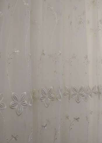 Bej Nakışlı Perde - Görsel 5