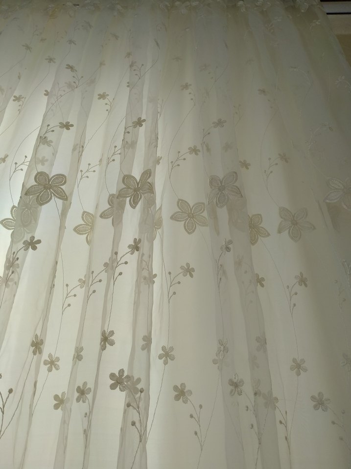 Bej Nakışlı Perde - Görsel 3