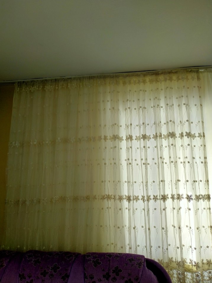 Bej Nakışlı Perde - Görsel 2