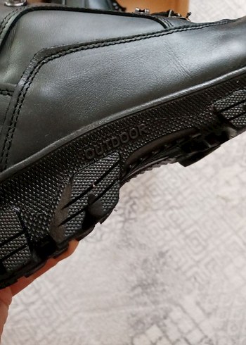 Siyah Bağcıklı unisex bot - Görsel 6