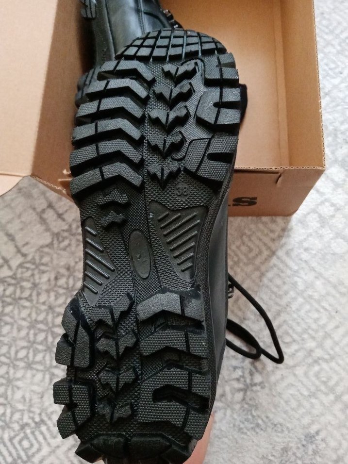 Siyah Bağcıklı unisex bot - Görsel 5