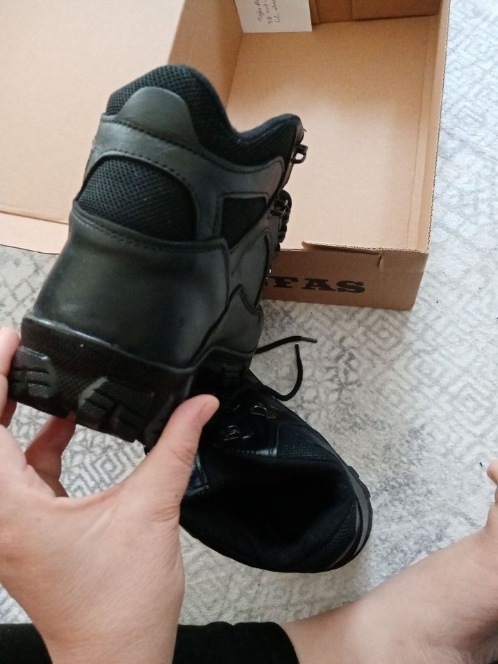 Siyah Bağcıklı unisex bot - Görsel 4