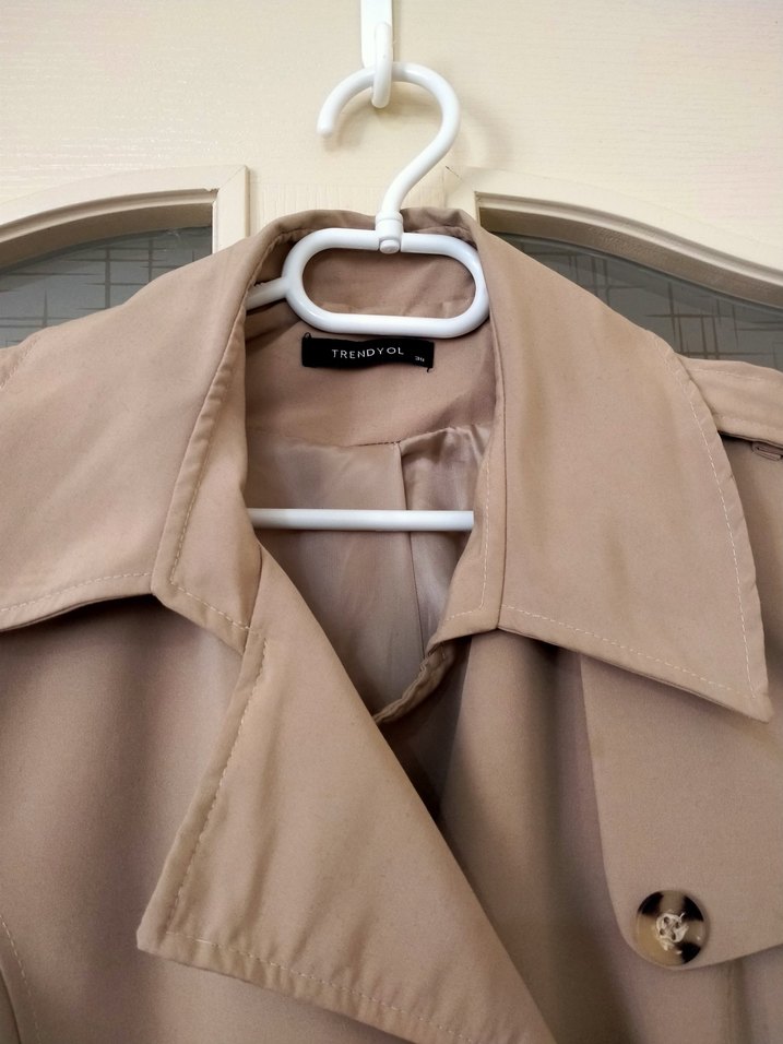 Bej Midi Kadın Trençkot - Görsel 2