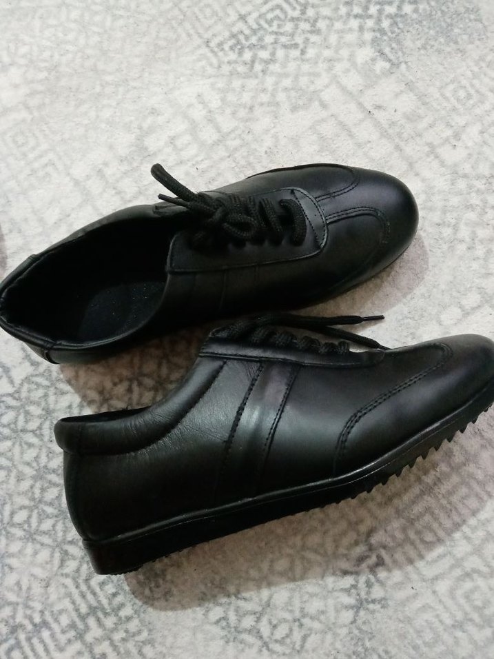 unisex Siyah Klasik Ayakkabı - Görsel 2