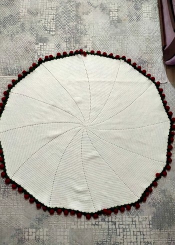 El Örgüsü Kırmızı Güller Buket Battaniye - Görsel 6