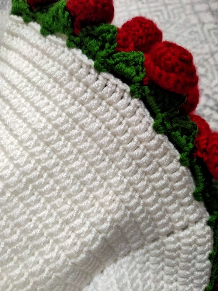 El Örgüsü Kırmızı Güller Buket Battaniye - Görsel 4