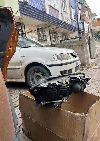 GOLF 7.5 sağ sol Siyah Araba Far Lambası - Görsel 2