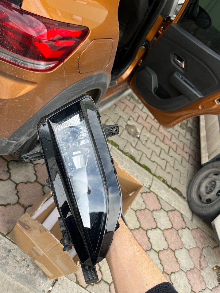 GOLF 7.5 sağ sol Siyah Araba Far Lambası - Görsel 5