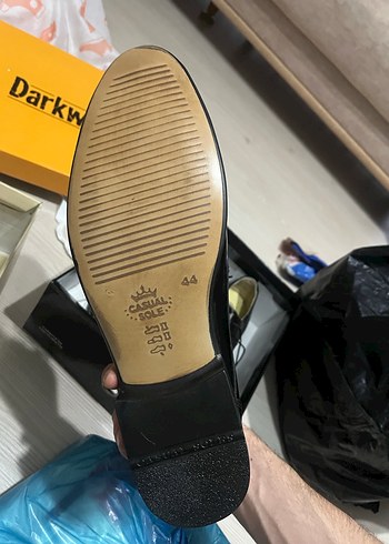 Erkek Klasik Siyah Rugan Ayakkabı SIFIR - Görsel 3