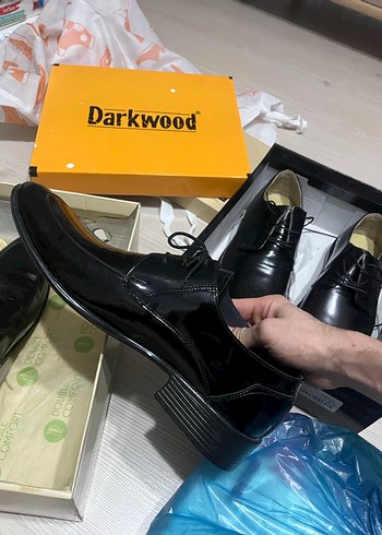 Erkek Klasik Siyah Rugan Ayakkabı SIFIR - Görsel 4