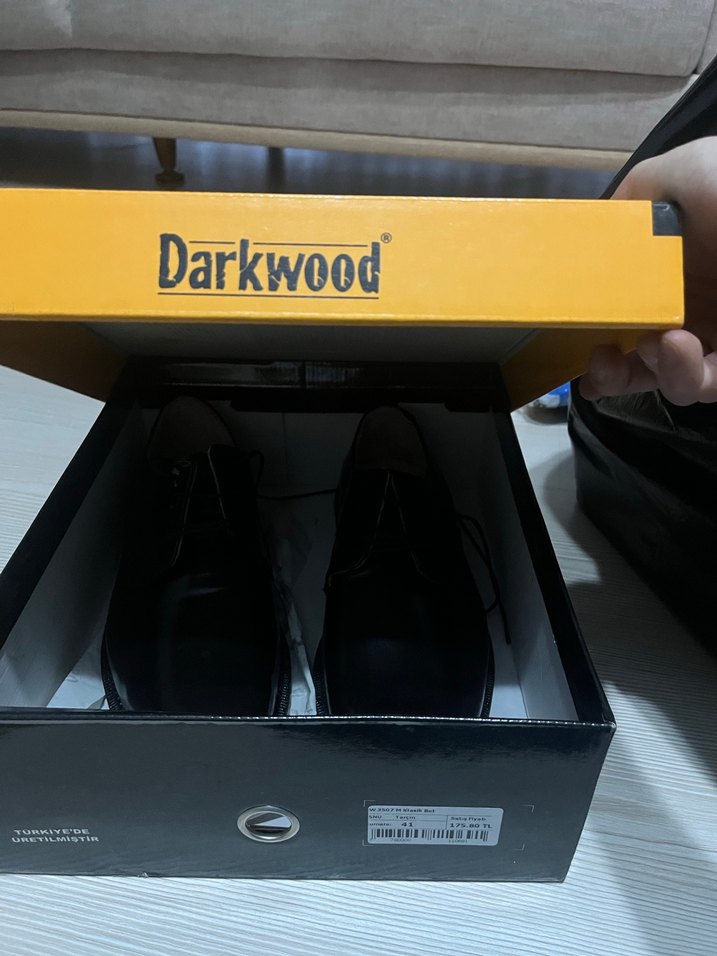 Erkek Klasik Siyah Rugan Ayakkabı SIFIR - Görsel 2