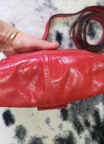  Beden kırmızı Renk Fendi baguette mini çanta
