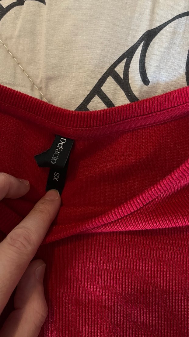 Koyu Kırmızı Uzun Kollu Triko Kadın Kazak - Görsel 2